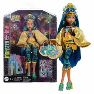 Lalki dla dziewczynek - Monster High Cleo De Nile Lalka Modowa Monster Fest Akcesoria - miniaturka - grafika 1