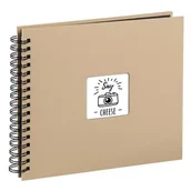 Albumy fotograficzne - Hama Fine Art Spiral taupe 28x24 50 black Pages 113681 - 113681 - miniaturka - grafika 1