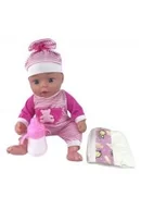 Lalki dla dziewczynek - Lalka 34cm pije i sika w folii 1352517 25174 - miniaturka - grafika 1