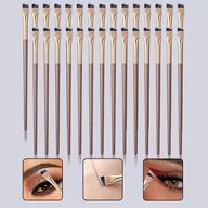 Pędzle do makijażu - TEMU Zestaw 30 precyzyjnych pędzli do makijażu oczu, w tym pędzel do eyeliner w kształcie motyki, ultracieni pędzel do eyeliner z kątem i pędzel do - miniaturka - grafika 1