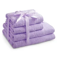 Ręczniki - Amelia Home Amelia Home Zestaw 4 ręczników Amari AMARI/LIL/SET4 - miniaturka - grafika 1