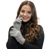 Rękawiczki - Vivisence 7014R Jasnoszary Uni Rękawiczki Dzianinowe - miniaturka - grafika 1