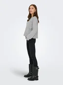 Swetry damskie - ONLY Kardigan w kolorze szarym - miniaturka - grafika 1