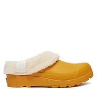 Klapki i japonki damskie - Klapki Hunter WFF1000RSP Żółty - miniaturka - grafika 1