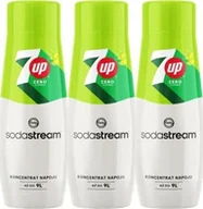 Akcesoria i części AGD - Sodastream 3 x Syrop 7Up Zero cukru 440 ml - miniaturka - grafika 1