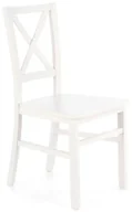 Krzesła - Białe drewniane krzesło typu krzyżak do stołu P7-T33 - miniaturka - grafika 1