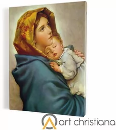 Matka Boża Cygańska - obraz religijny na płótnie canvas - Ikony i obrazy sakralne Matka Boża Cygańska - obraz religijny na płótnie canvas - Ikony i obrazy sakralne - miniaturka - grafika 1