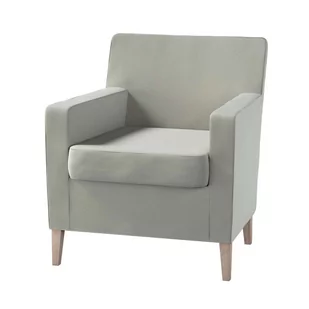 Dekoria pl pl Pokrowiec na fotel Karlstad pastelowo miętowy welwet 61 x 56 x 80 cm Ingrid 621-705-41 - Pokrowce na meble - miniaturka - grafika 1