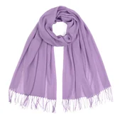 Apaszki i szaliki damskie - Szalik Damski Miękki Z Frędzlami Klasyczny Cienki Elegancki Wiosenny Jesień - miniaturka - grafika 1