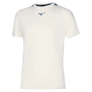 Koszulka męska Mizuno Tee M White L - Koszulki sportowe męskie - miniaturka - grafika 1