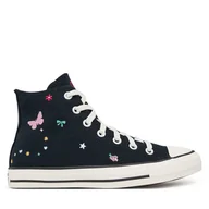 Trampki damskie - Trampki Converse Chuck Taylor All Star Doodles A15508C Czarny - miniaturka - grafika 1
