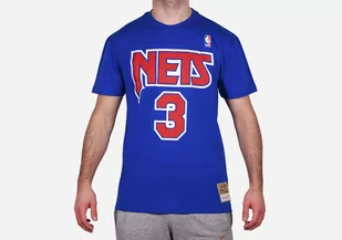 Mitchell & Ness Name&Number Tee New Jersey Nets – Drazen Petrovic - Koszulki męskie - miniaturka - grafika 1