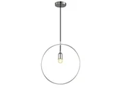 Lampy sufitowe - Azzardo Lampa Wisząca Zwis 1pł KRUG DEL-2522-1CH AZZDEL-2522-1CH - miniaturka - grafika 1
