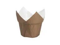 Ciasta i półprodukty do ciast - Papilotki do babeczek brązowe - 20 szt. - miniaturka - grafika 1