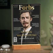 Ramki na zdjęcia - Lampka ramka XL z wydrukiem Forbs na szkle akrylowym i - miniaturka - grafika 1