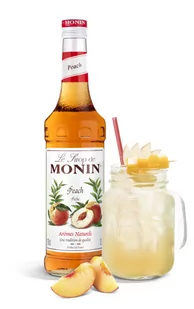 Monin Syrop PEACH 0,7 L - brzoskwiniowy - Syropy i koncentraty owocowe - miniaturka - grafika 1