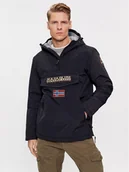 Kurtki męskie - Napapijri Kurtka anorak Rainforest Pocket 2 NP0A4GMD Czarny Regular Fit - miniaturka - grafika 1