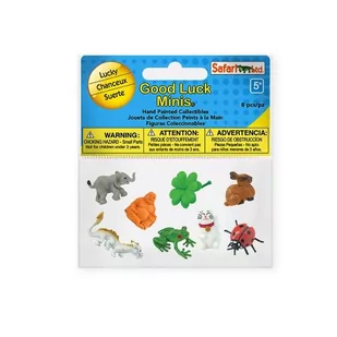 Safari Ltd 100218 mini figurki szczęścia 8szt. Fun pack - Figurki dla dzieci - miniaturka - grafika 1