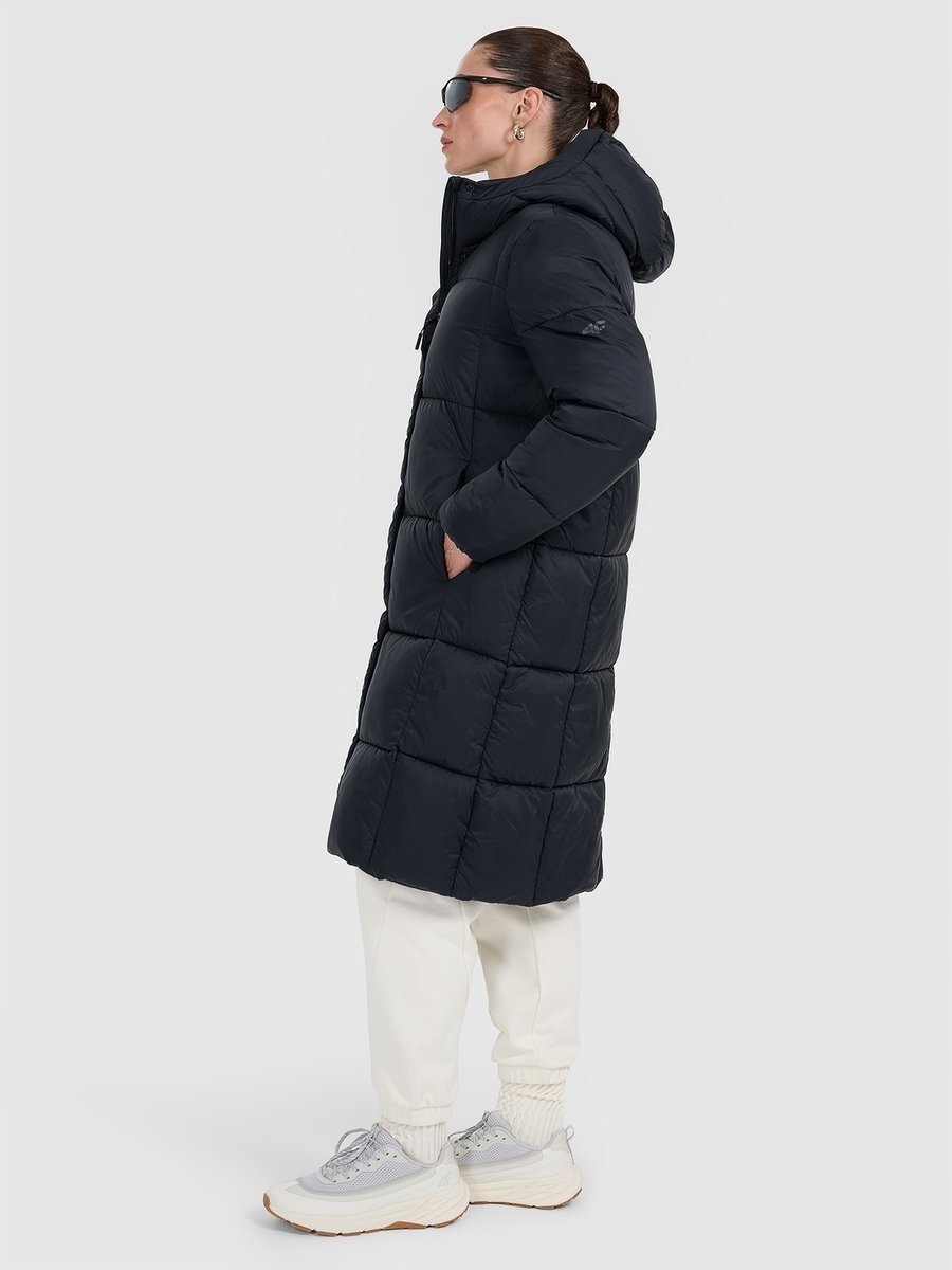 KURTKA DAMSKA PUCHOWA 4F ZIMOWA PŁASZCZ APRES SKI TDJAF586 AW25 L