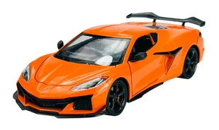 WELLY 2023 CHEVROLET CORVETTE Z06 POMARAŃCZOWY 1:24 24120 - Samochody i pojazdy dla dzieci - miniaturka - grafika 1