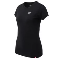 Koszulki i topy damskie - Koszulka New Balance WT23600BK - czarna - miniaturka - grafika 1