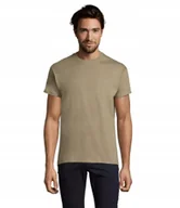 Koszulki męskie - T-shirt Koszulka Męska WYSOKA JAKOŚĆ Sol's REGENT 11380 Khaki XS - miniaturka - grafika 1