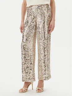 Bruuns Bazaar Spodnie materiałowe Brinna BBW4390 Srebrny Loose Fit - Spodnie damskie - miniaturka - grafika 1