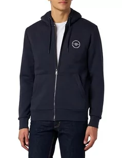 JACK & JONES Męska bluza Jprblushield Teddy Sweat Zip Sg Sn, niebieski, XXL - Bluzy męskie - miniaturka - grafika 1