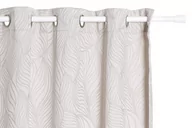 Zasłony - Zasłona TRAFE  beżowy, 140x260 , 100% poliester - miniaturka - grafika 1