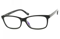 Okulary korekcyjne, oprawki, szkła - Okulary z filtrem Antyrefleksyjne zerówki Nerdy prostokątne DR-112-C1 - miniaturka - grafika 1