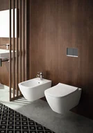 Bidety - Geberit Smyle Square Bidet wiszący 54x35 cm biały 500.209.01.1 - odbiór osobisty: Kraków, Warszawa - miniaturka - grafika 1