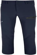 Spodenki męskie - Salewa Terminal Durastretch męskie spodnie, granatowe marynarki/0910, S, Navy Blazer/0910, S - miniaturka - grafika 1