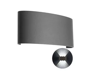 Redo 90226 - LED Kinkiet zewnętrzny FABO LED/6W/230V 3000K IP54 szary - Lampy ogrodowe - miniaturka - grafika 1