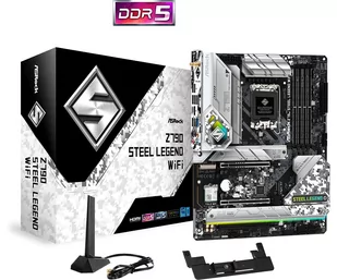 Płyta główna ASROCK Z790 Steel Legend WIFI S1700 4DDR5 USB 3.2 ATX - Płyty główne - miniaturka - grafika 1