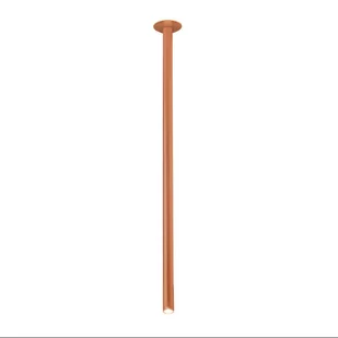 Sypialniana lampa sufitowa ALHA 9432 Dohar metalowa tuba miedziana - Lampy sufitowe - miniaturka - grafika 1