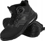 Obuwie robocze - Reis Trzewik but bezpieczny podnosek dzianinowy materiał tekstylny żywica utwardzalna podeszwa antypoślizgowa wkładka antyprzebiciowa męska BRWING-T S1PL SR FO 42 - miniaturka - grafika 1