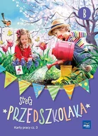 Edukacja przedszkolna - Strefa przedszkolaka. Poziom B. Karty pracy. Część 3 - miniaturka - grafika 1