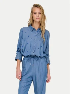 ONLY Koszula New Grace 15337926 Niebieski Loose Fit - Koszule damskie - miniaturka - grafika 1