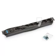 Listwy zasilające - Triton Listwa zasilająca Listwa zasilająca/przeciwprzepięciowa 19 RAB-PD- (RAB-PD-X07-A1) - miniaturka - grafika 1