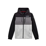 Kurtki męskie - Alpinestars Męska kurtka hybrydowa, srebrno-czarna, XXL, srebrny czarny, XXL - miniaturka - grafika 1