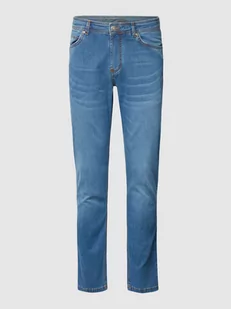 Jeansy o kroju slim fit z dodatkiem streczu - Spodnie męskie - miniaturka - grafika 1