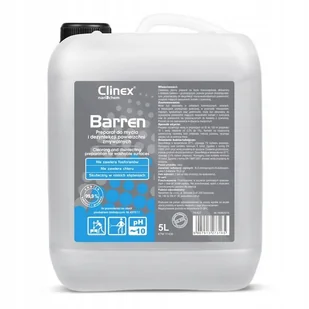 Clinex Barren Koncentrat Bio / Grzybobójczy - 5L - Środki do kuchni i łazienki - miniaturka - grafika 1