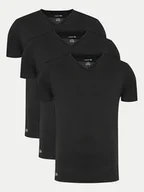 Koszulki męskie - Lacoste Komplet 3 t-shirtów TH9008 Czarny Slim Fit - miniaturka - grafika 1