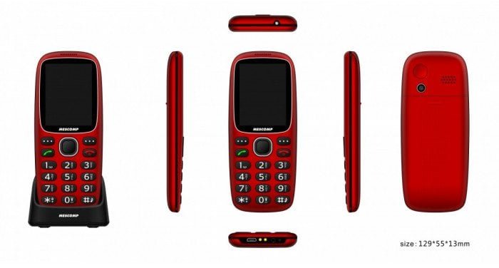 Mescomp MT-166 Edgar Elegant 4GB Czerwony