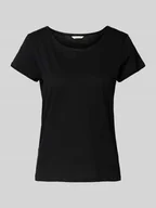 Koszulki i topy damskie - T-shirt o kroju regular fit z czystej bawełny - miniaturka - grafika 1