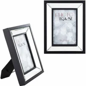 Ramki na zdjęcia - Ramka na zdjęcie zdjęcia czarna glamour 22x17x3-13 169418 - miniaturka - grafika 1