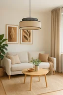 Lampy sufitowe - Nowoczesna lampa sufitowa STEFIA boho do salonu eco styl - miniaturka - grafika 1