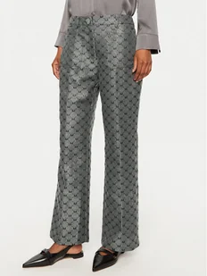 Lola Casademunt by Maite Spodnie materiałowe MF2414002 41M Szary Regular Fit - Spodnie damskie - miniaturka - grafika 1