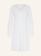 Bielizna nocna - Hanro Koszula Nocna Cotton Silk blau - miniaturka - grafika 1