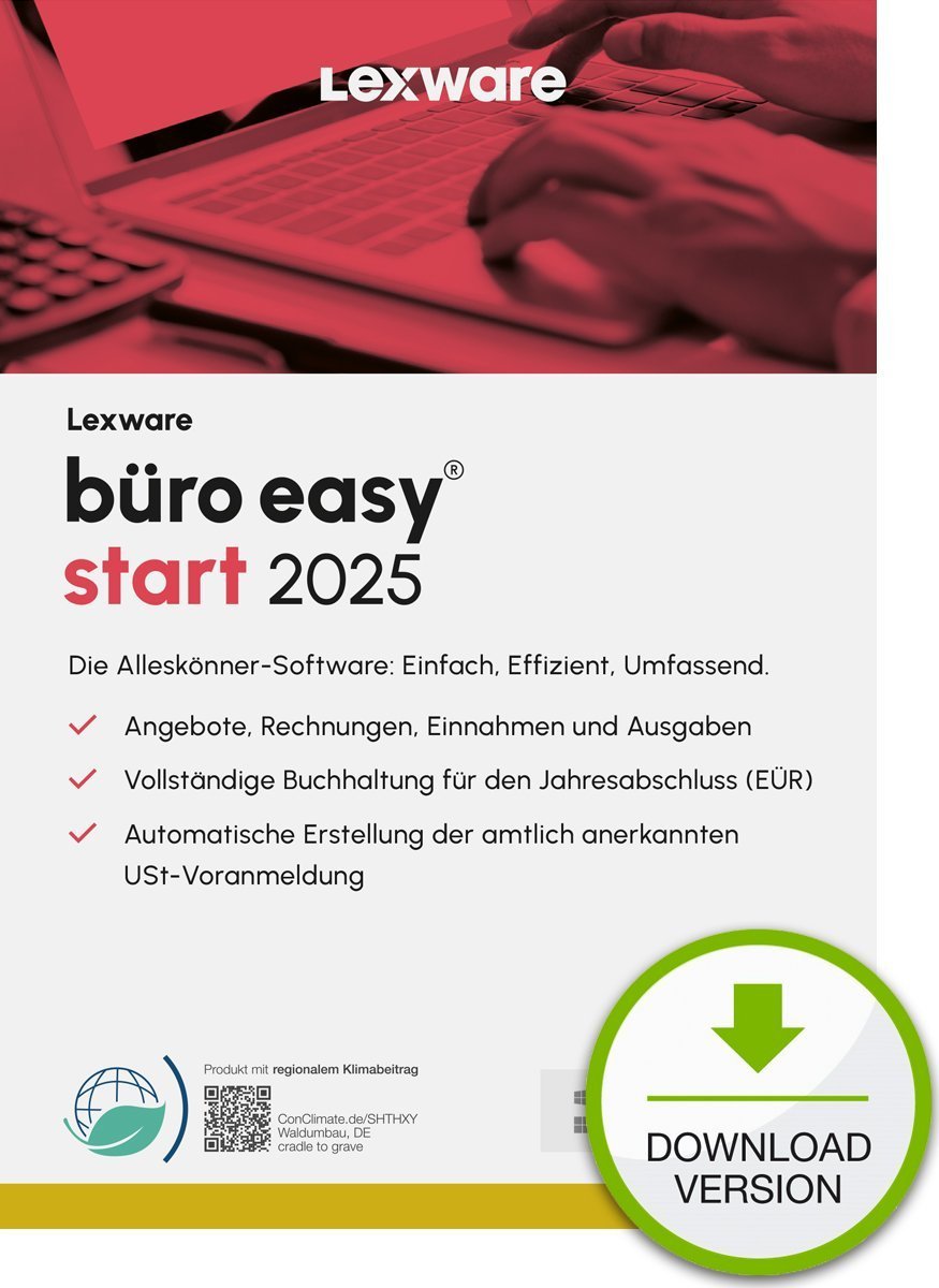 LEXWARE ESD b�ro easy start 2025 Download Jahresversion 365-Tage 00978-2035